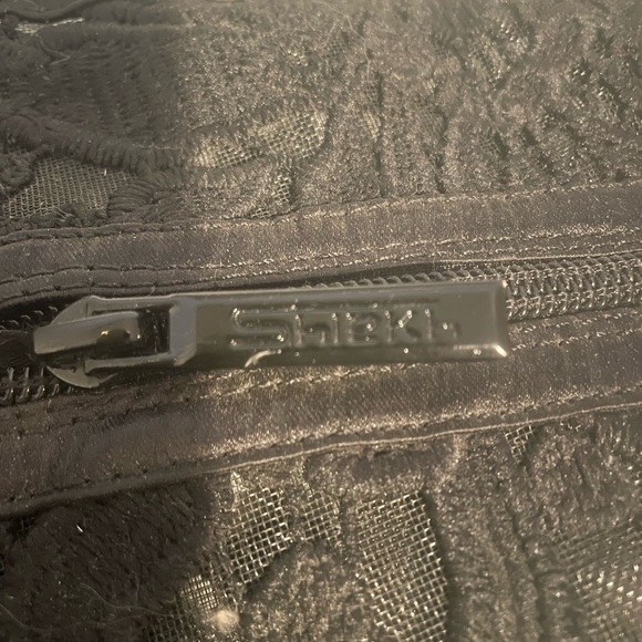 Shiekh Black Lace Knee-High Boots - Picture 5 of 6